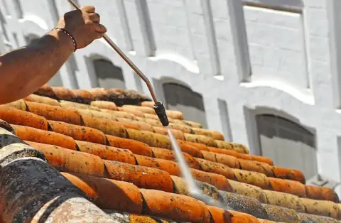 Nettoyage de toitures - Trélévern